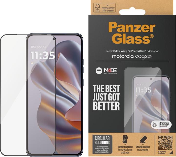Produktbild PanzerGlass Ultra-Wide Fit (1 Stück, Motorola Edge 50 Neo)
