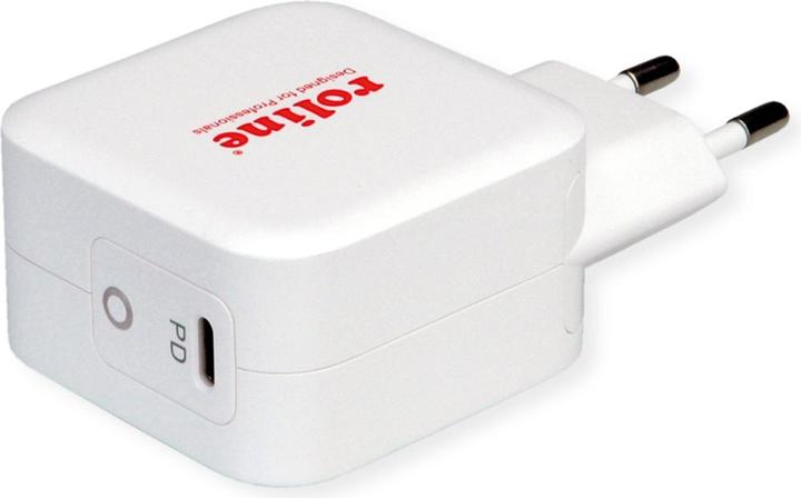 Produktbild Roline USB Charger mit Euro-Stecker, 1x USB Typ C Port, PD, 61W (61 W)