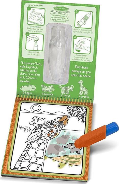 Produktbild Melissa & Doug Malbuch Safari