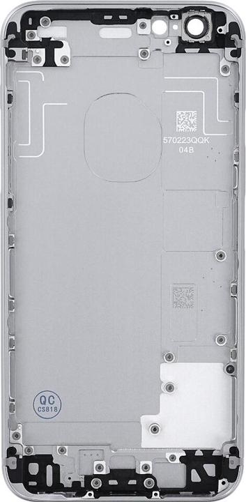 Produktbild OEM Ersatz iPhone 6s Rückseite grau, ohne Logo (iPhone 6s)