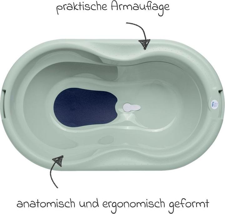 Image du produit Rotho Babydesign Babybadewannen & Badeeimer Baby-Badewanne Tilo - mit Anti-Rutschmatte