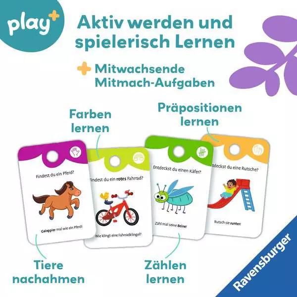 Actual product image Ravensburger Play+ game and Join in! Cards: Search for things: on the go - Activity cards for (German)