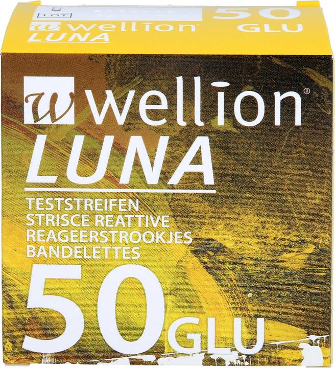 Actual product image Wellion Luna blood glucose test strips 50 test strips (Test strips)
