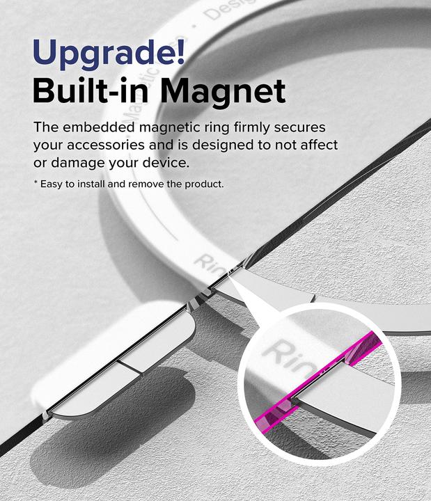 Actual product image Ringke iPhone 15 Pro Case Fusion Magnetic Matte Clear (Apple iPhone 15 Pro)