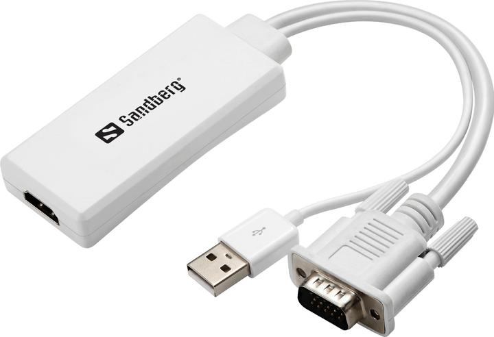 Sandberg VGA+Audio auf