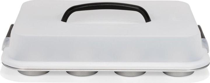 Image du produit Patisse Moule à muffins Silber-Top 12 cavités avec couvercle de transport