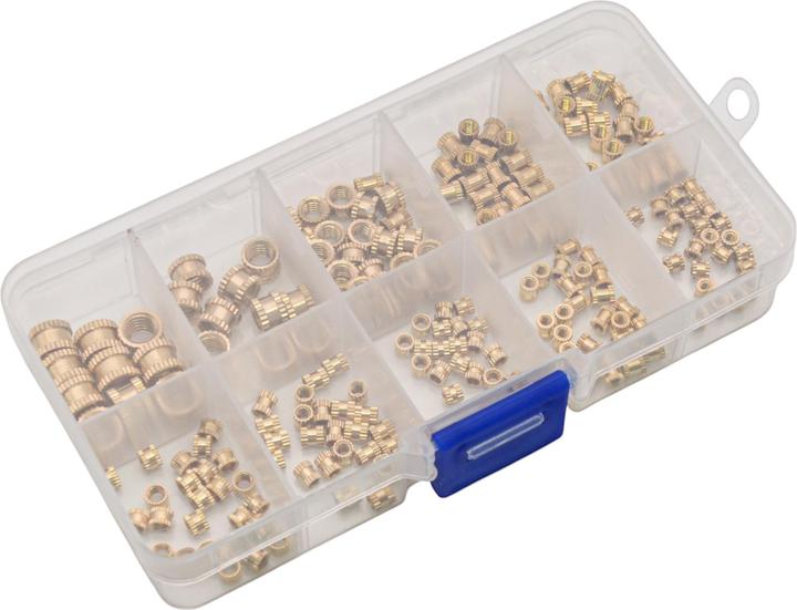 Immagine prodotto Purecrea Inserti filettati Set di inserti in ottone 220 pezzi