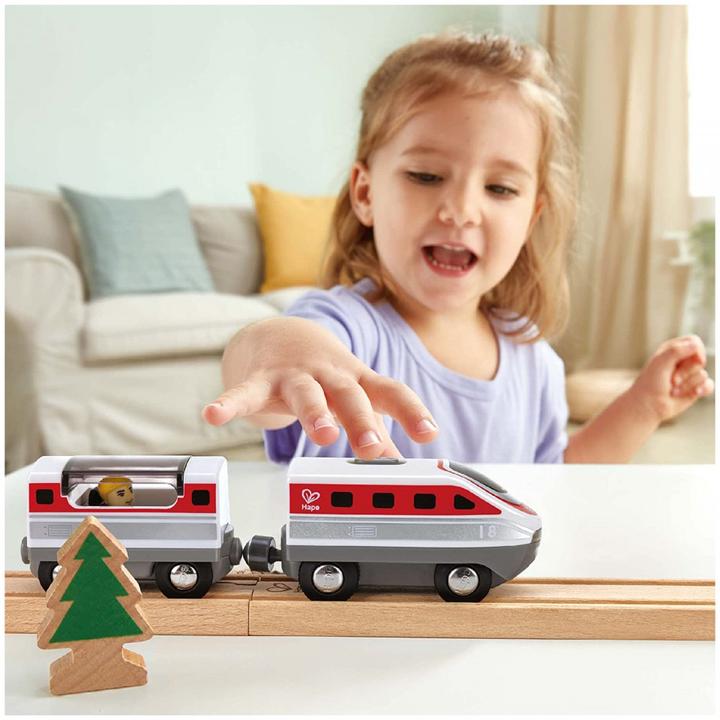 Actual product image Hape Battery operated intercity train set