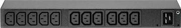 Actual product image APC PDU 19 inch 1U Basic 13xC13 input C2