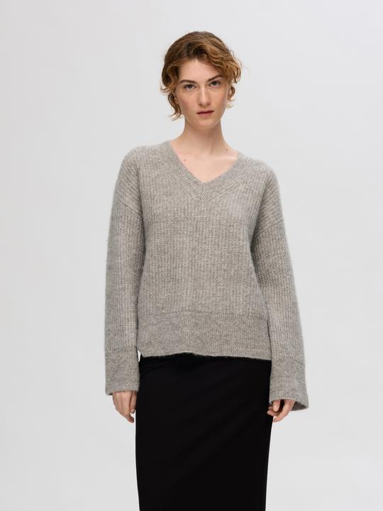 Actual product image Selected Femme V-neck knit jumper (XXL)