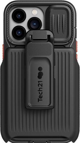 Produktbild tech21 Evo Max w/Holster, Cover, Apple, iPhone 13 Pro, 15,5 cm (6.1 Zoll), Schwarz (Apple iPhone 13 Pro)