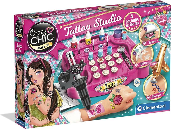 Produktbild Clementoni Crazy Chic-Tattoo-Studio-Kreativspielzeug - Geschenk-Set