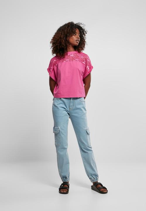 Image du produit Urban Classics Ladies Short Oversized Lace Tee - 12492 (4XL)