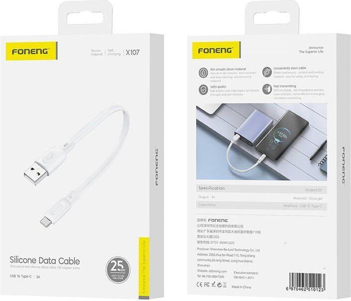 Produktbild Foneng USB-A — Lightning (0.25 m, USB 3.0)