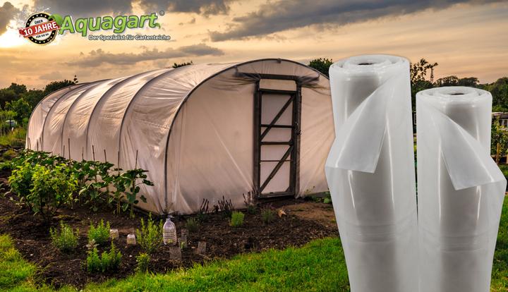 Immagine prodotto Aquagart 18m Gartenfolie Gewächshausfolie UV 5 Frühbeetfolie Treibhausfolie 4m breit