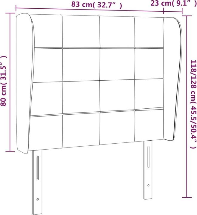Actual product image VidaXL Kataleya (183 x 23 x 128 cm)