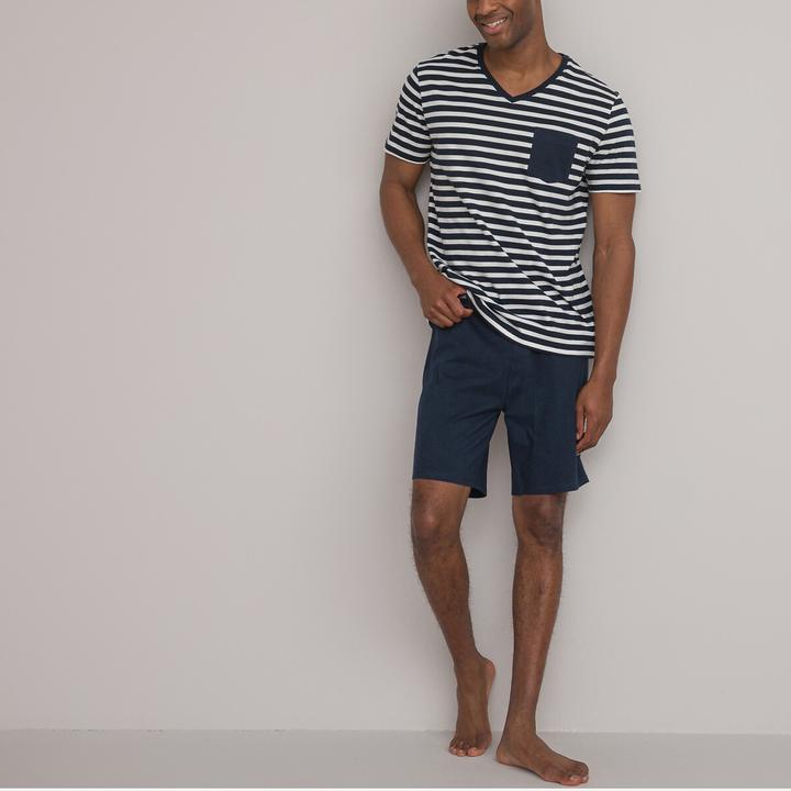 Image du produit La Redoute Collections Pyjama court en jersey de coton (M)