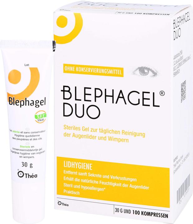 Produktbild Théa BLEPHAGEL DUO steriles Reinigungsgel zur Lidhygiene, 1 St. Kombipackung (Reinigungsmilch)