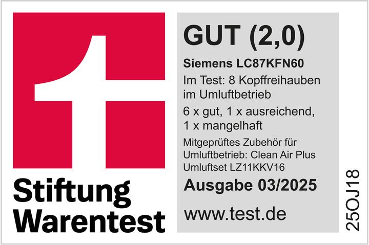 Image du produit Siemens SIEM Hotte d'aspiration (Hotte murale)