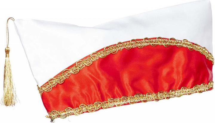 Actual product image Metamorph Narrenkappe rot-weiss - Karnevalsmütze für Fasching