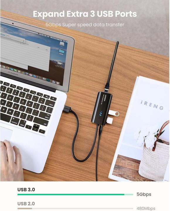 Produktbild Ugreen USB 3.0 Hub (USB-A, 4 Ports)