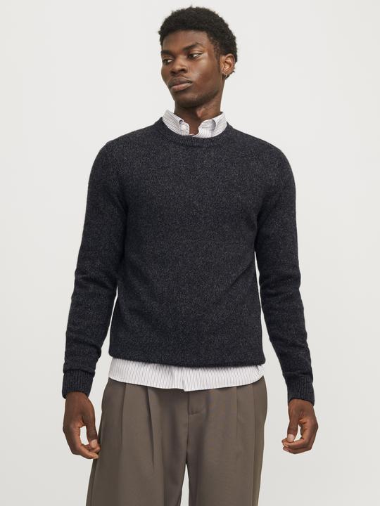 Produktbild Jack & Jones Einfarbig Strickpullover mit Rundhals Strickpullover mit Rundhals (XS)