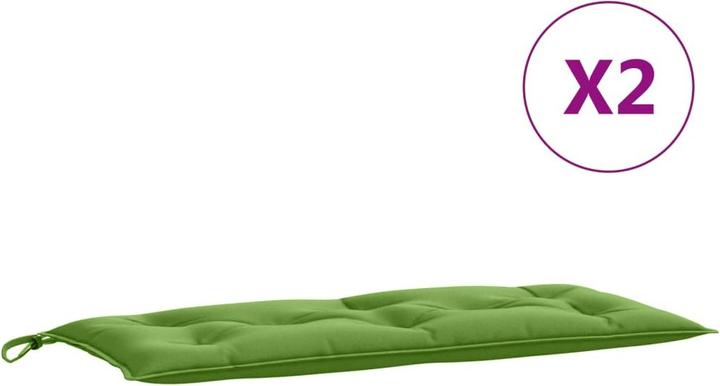 Image du produit VidaXL Coussins de banc de jardin 2 pcs. tissu (100 x 50 x 7 cm)