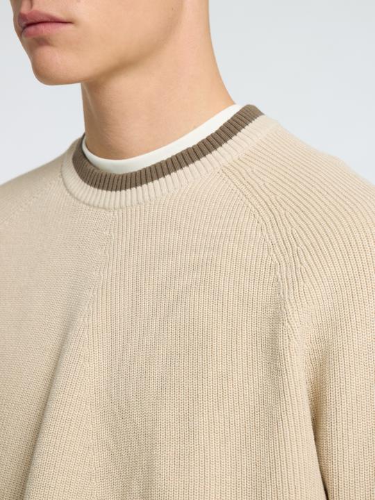 Actual product image Selected Homme 100% cotton jumper with round neckline (L)