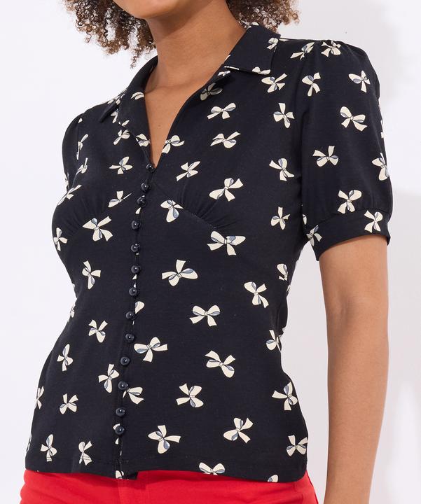 Image du produit Joe Browns Bow Print Jersey Top (46)