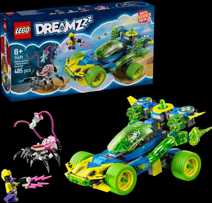 Image du produit LEGO Mateo mit dem Z-Blob Action-Rennwagen (71491, LEGO Dreamzzz)