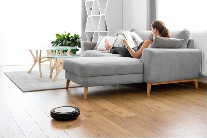 Image du produit Sencor SRV 1000SL robot vacuum 0.2 L Bagless Black, Silver (Robot d'aspiration et de nettoyage)