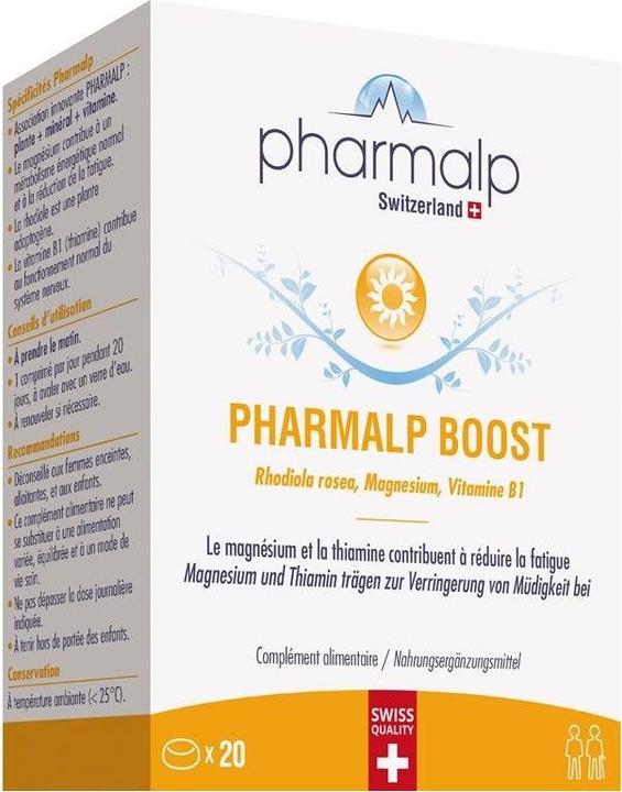 Actual product image Pharmalp BOOST Tabl (20 Piece, Pills, 35 g)