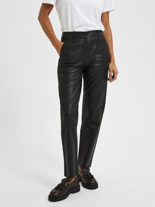 Produktbild Selected Femme Tapered Lederhose (44)