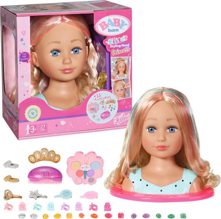Zapf Creation Tête de style Sister