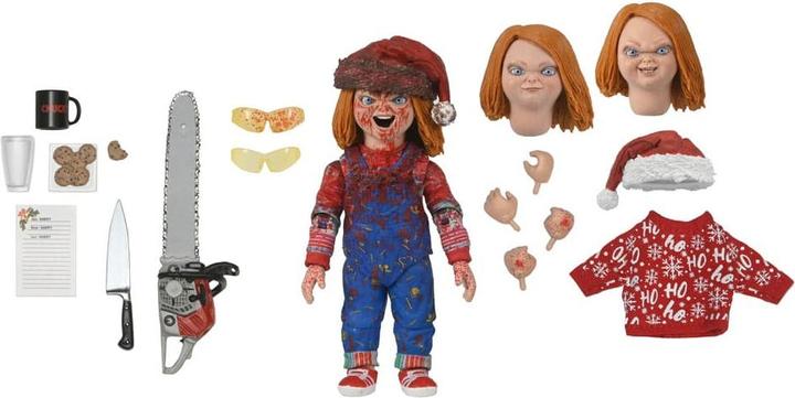 Image du produit Neca Chucky La Poupée Tueuse Figurine Ultimate Chucky (Holiday Edition) 18 cm