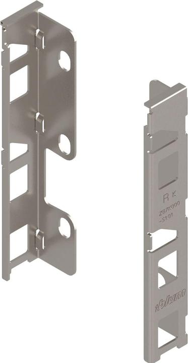 Blum Legrabox wooden rear wall bracket H K furniture fitting nickel-plated steel