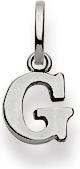 Natsumi Schmuck Anhänger Buchstabe G Weissgold 18K/750 (750/18 K Weissgold)