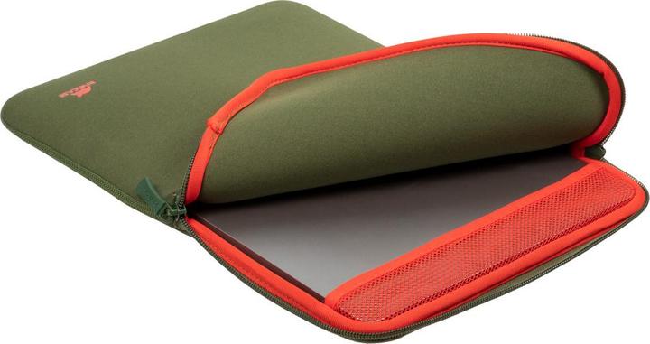 Actual product image Rivacase Anti-shock Case for MacBook 13" Vertical Zip Khaki - Green (15.60")