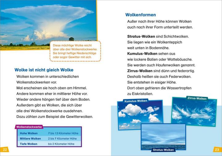 Produktbild Tessloff WAS IST WAS Erstes Lesen Band 8. Wetter (Deutsch, Karin Bischoff, Sabine Fischer, 2019)