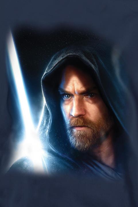 Actual product image Star Wars Unisex Adult Obi Wan Kenobi Poster Sweatshirt (XL)