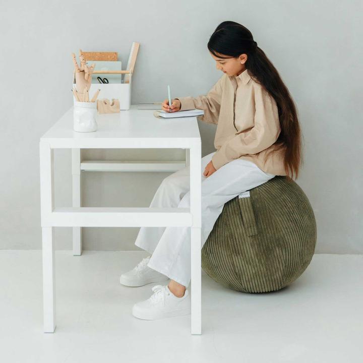 Image du produit Vluv Pouf Vlip Ø 50-55 cm, Olive (55 cm)