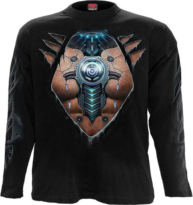 Spiral Cyber Skin TShirt Langärmlig