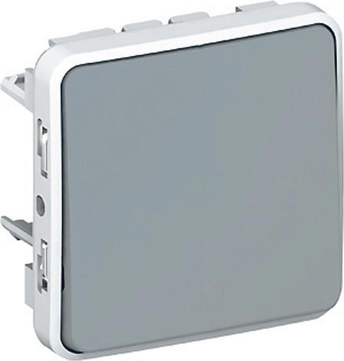 Actual product image Legrand cross compound Plexo55 gray 10AX (069521)