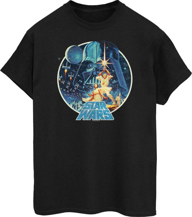 Actual product image Star Wars Womens/Ladies Vintage Victory Cotton Boyfriend T-Shirt (S)