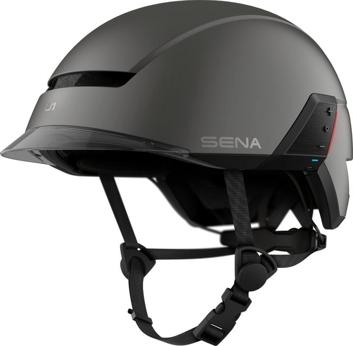 Immagine prodotto Sena U1 - E-Bike Helm mit Kommunikationssystem - Dark Gray (L)