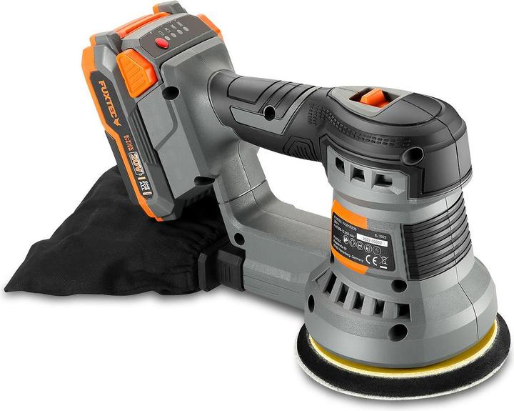 Produktbild Fuxtec 20V Akku Rotationsschleifer FX-E1RS20 SET mit 1 x Akku 2Ah, 1 x Ladegerät 1A