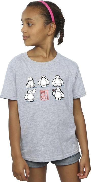Immagine prodotto Disney Big Hero 6 Baymax Many Poses Maglietta Ragazze (116)