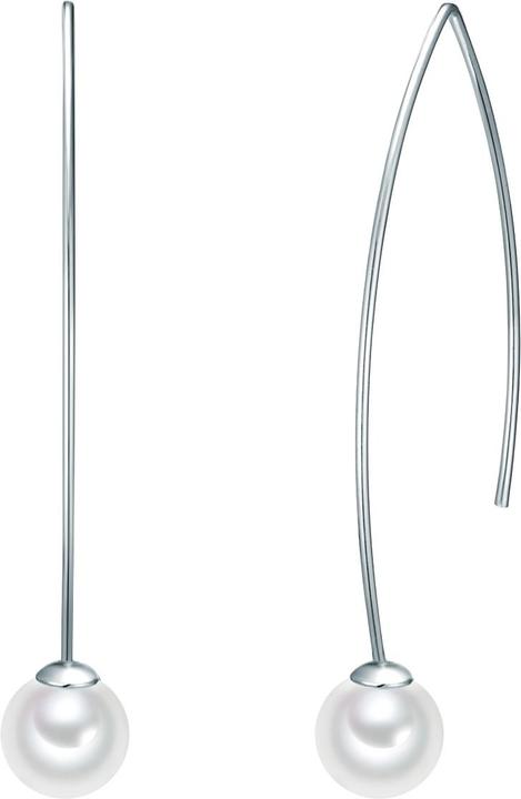 Lulu & Jane Damen Messing Muschelkernperle silber - 29407 (Messing)