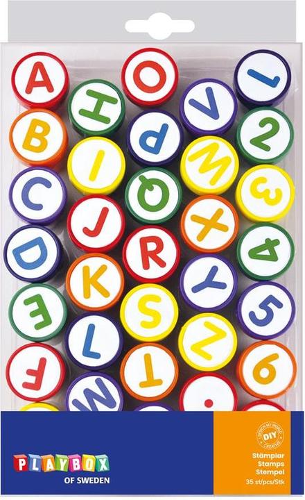 Produktbild Playbox Stempel-Set Buchstaben