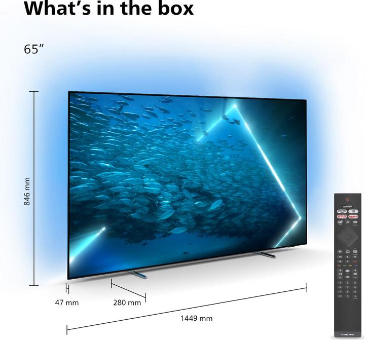 Image du produit Philips 65OLED707 (65", OLED707, OLED, 4K, 2022)